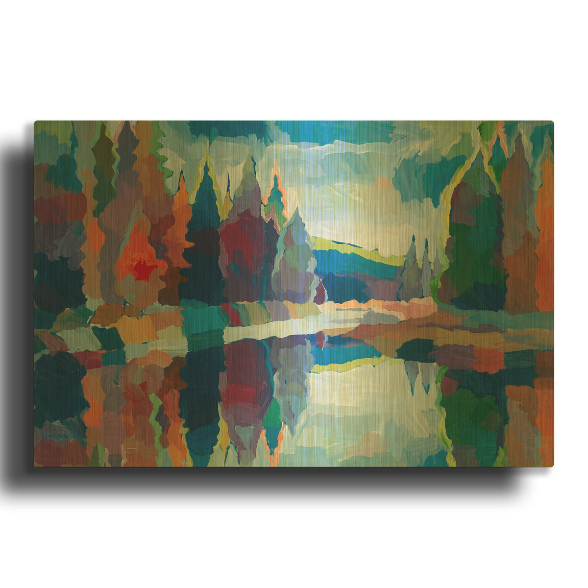 'Gateway to Paradise' By Hooshang Khorasani Gold Metal Wall Art