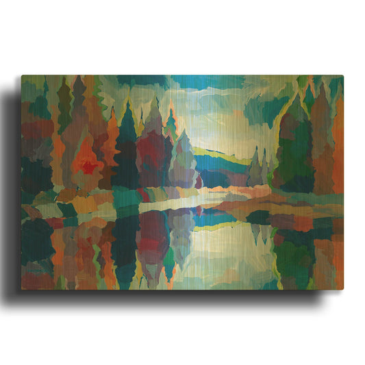 'Gateway to Paradise' By Hooshang Khorasani Gold Metal Wall Art
