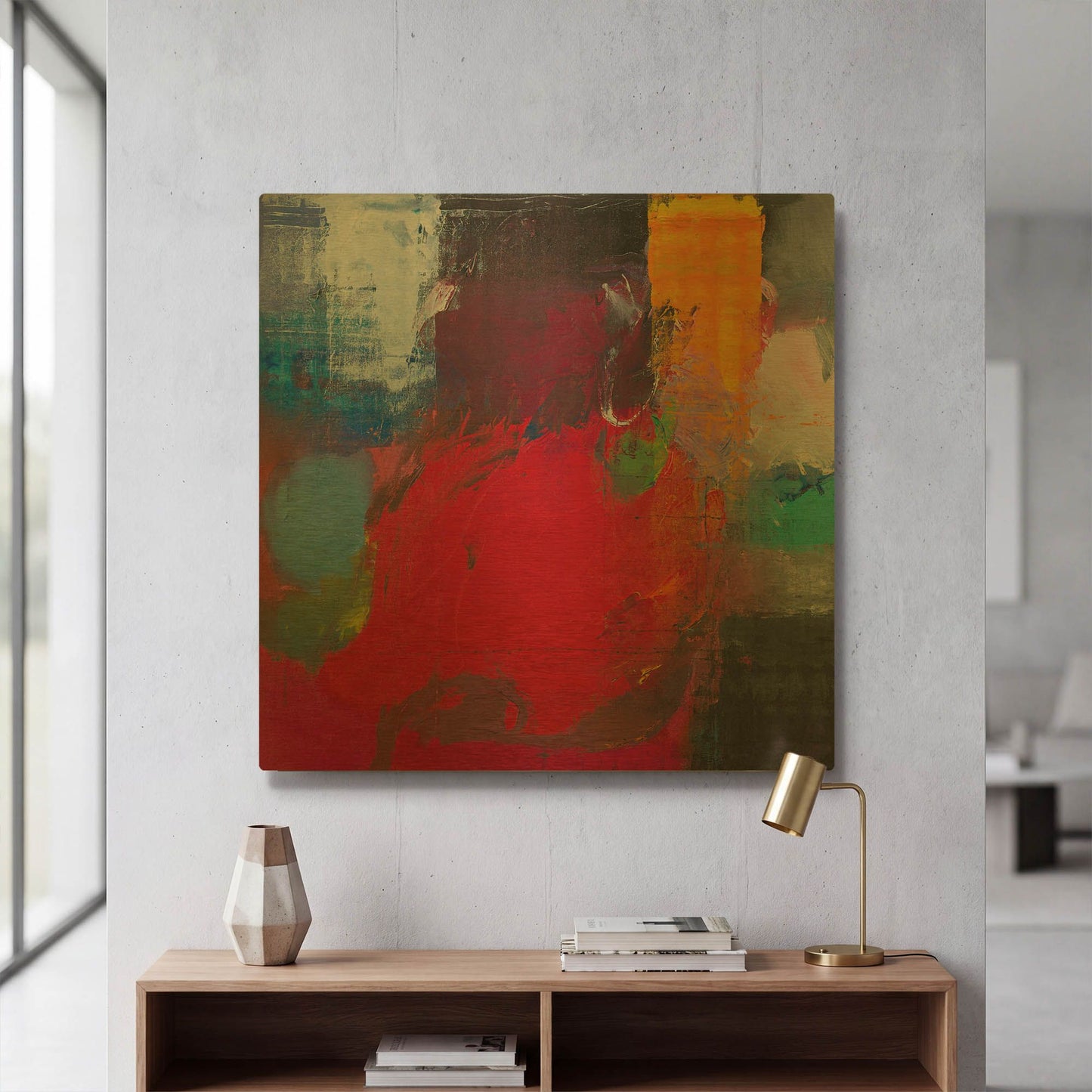 'Joy #3' By Hooshang Khorasani Gold Metal Wall Art