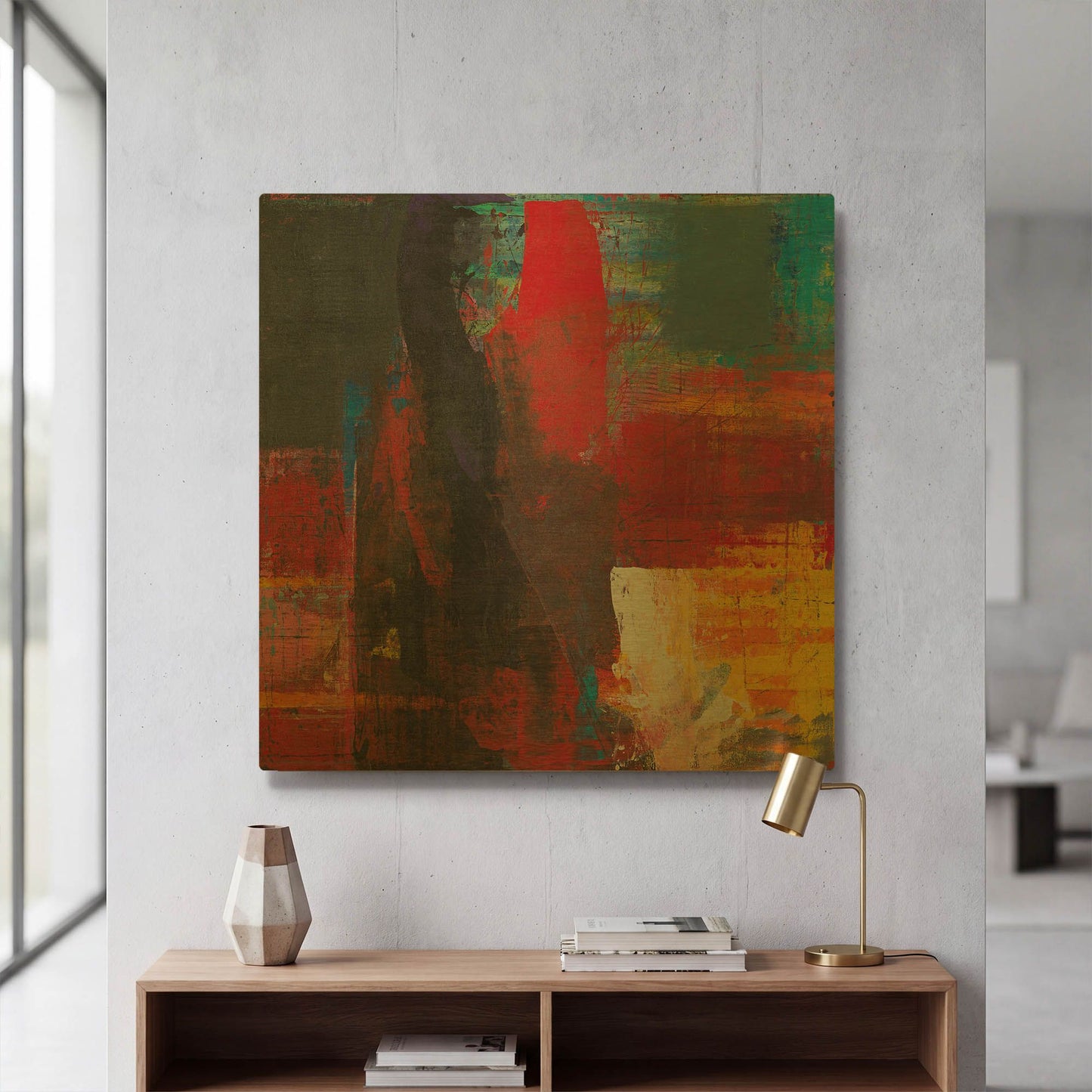 'Range of Emotions' By Hooshang Khorasani Gold Metal Wall Art