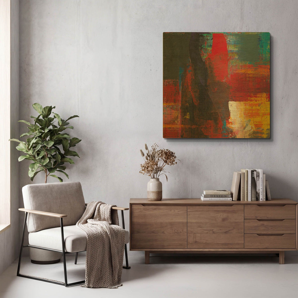 'Range of Emotions' By Hooshang Khorasani Gold Metal Wall Art