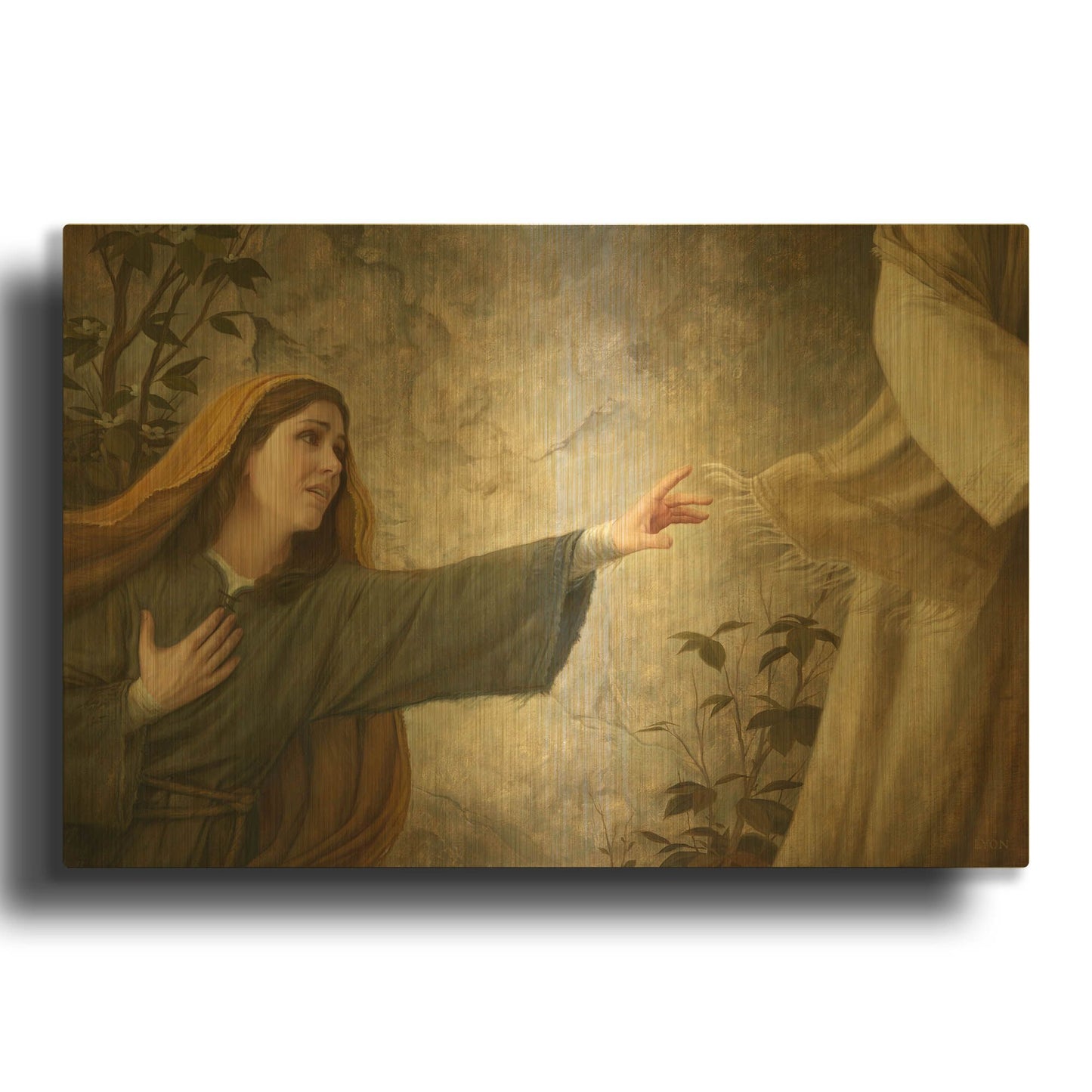 'A Thread of Faith' By Howard Lyon Gold Metal Wall Art