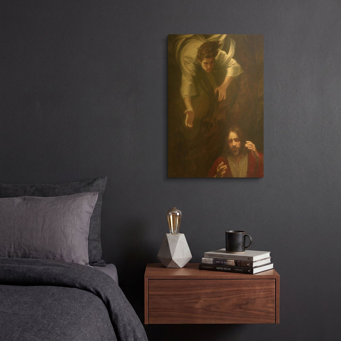 'Gethsemane' By Howard Lyon Gold Metal Wall Art