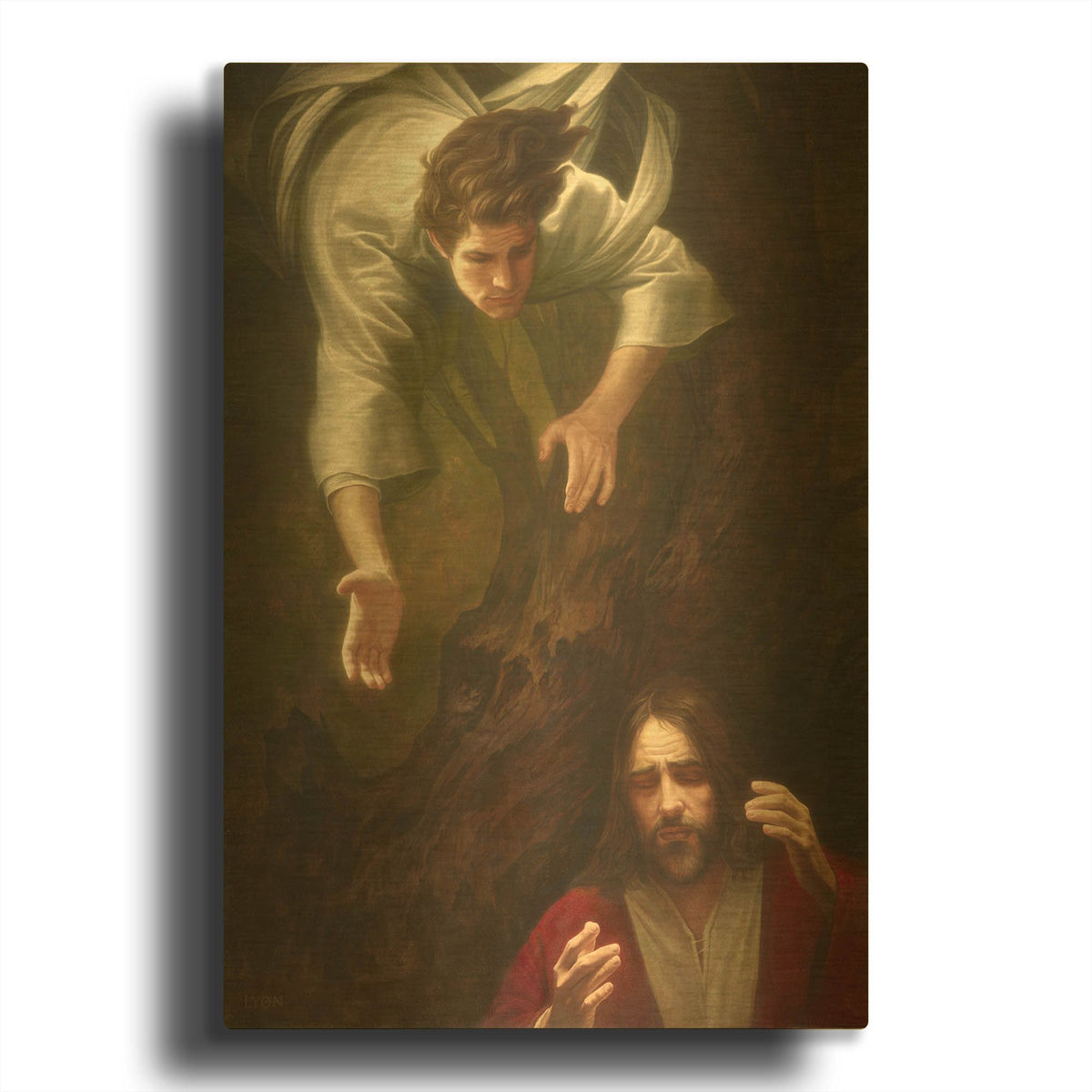 'Gethsemane' By Howard Lyon Gold Metal Wall Art