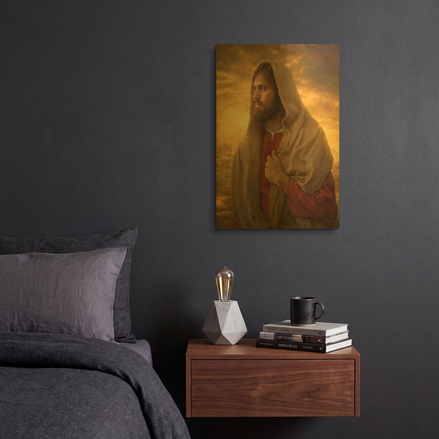'Light of the World' By Howard Lyon Gold Metal Wall Art