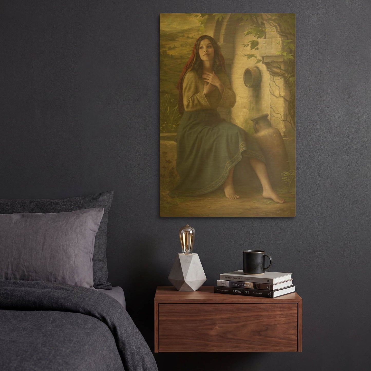 'Living Water' By Howard Lyon Gold Metal Wall Art