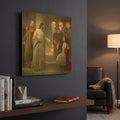 'Though Your Sins be as Scarlet' By Howard Lyon Gold Metal Wall Art
