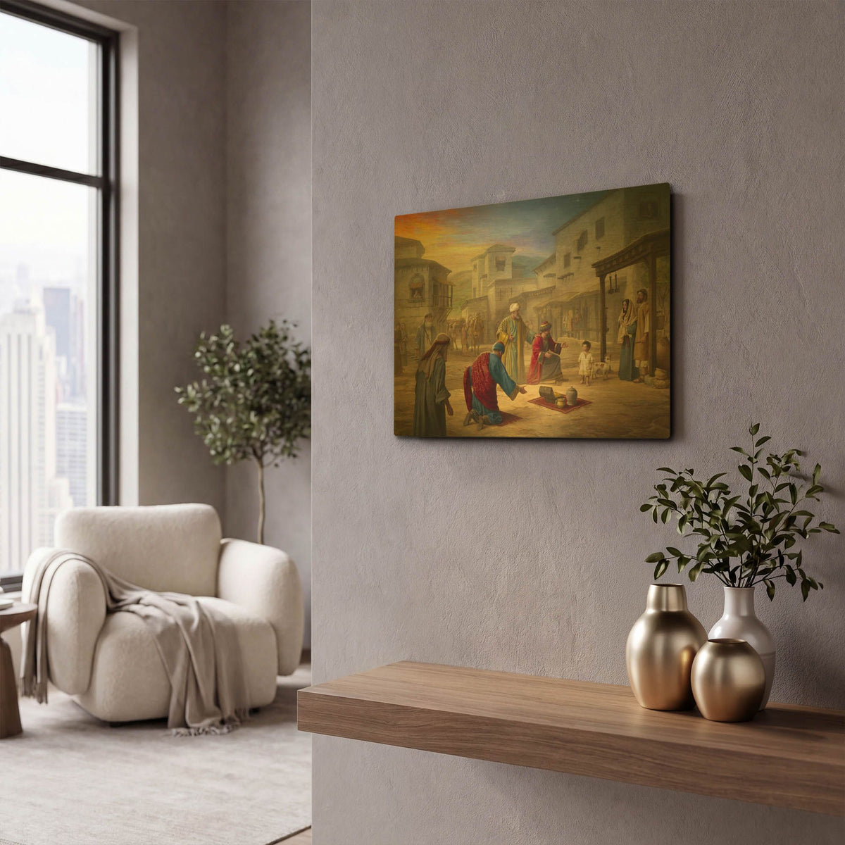 'King of Kings' By Howard Lyon Gold Metal Wall Art