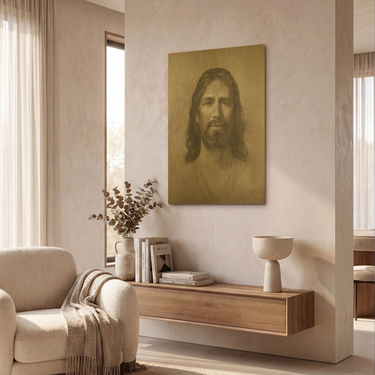 'Redeemer' By Howard Lyon Gold Metal Wall Art