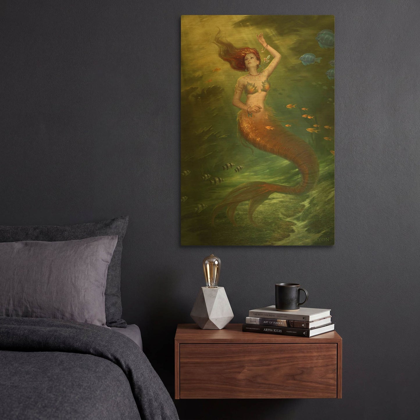 'Underneath it All' By Howard Lyon Gold Metal Wall Art