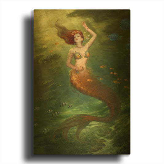 'Underneath it All' By Howard Lyon Gold Metal Wall Art