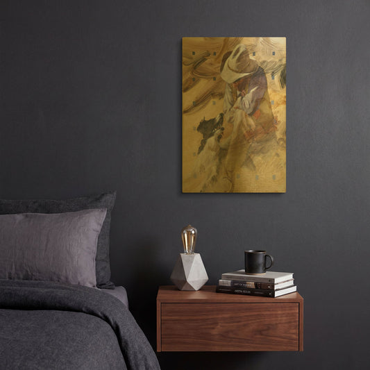 'Marching Orders' By J. E. Knauf Gold Metal Wall Art