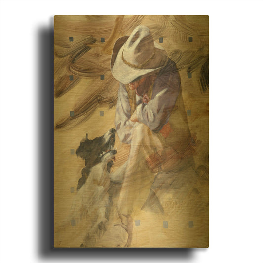 'Marching Orders' By J. E. Knauf Gold Metal Wall Art