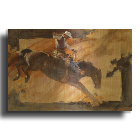 'Rusty' By J. E. Knauf Gold Metal Wall Art