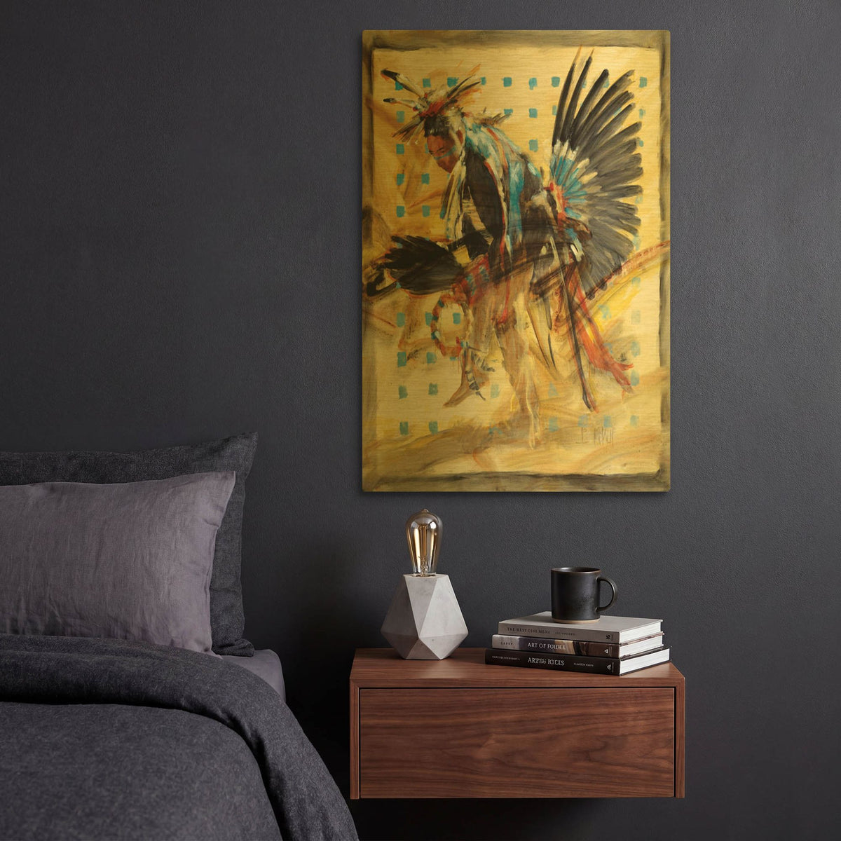 'Shift' By J. E. Knauf Gold Metal Wall Art