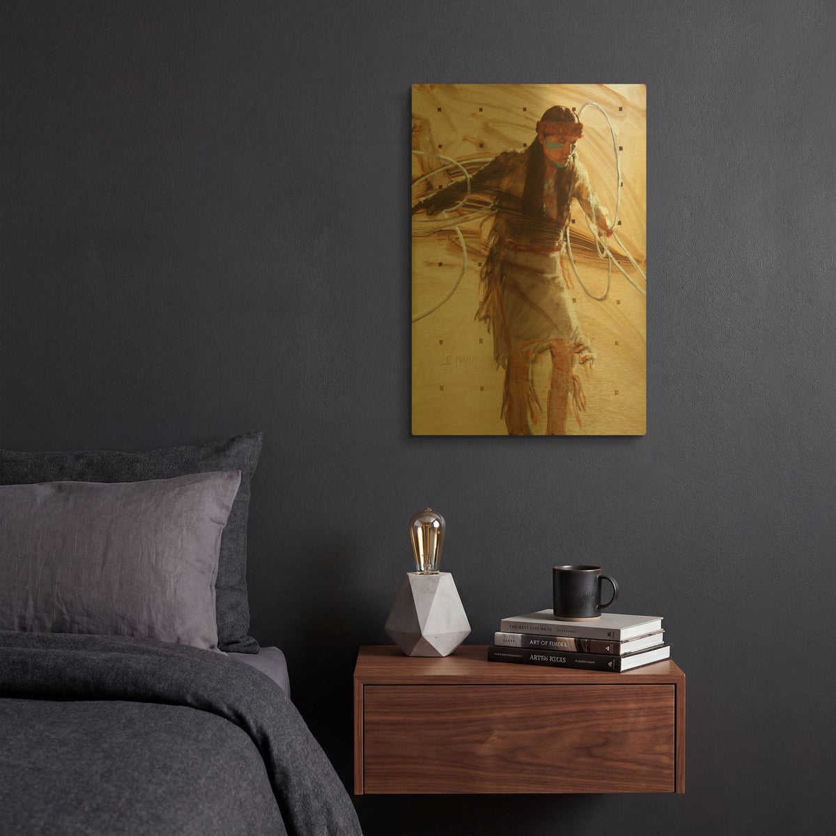 'In The Center' By J. E. Knauf Gold Metal Wall Art