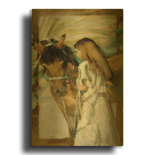 'Friends' By J. E. Knauf Gold Metal Wall Art
