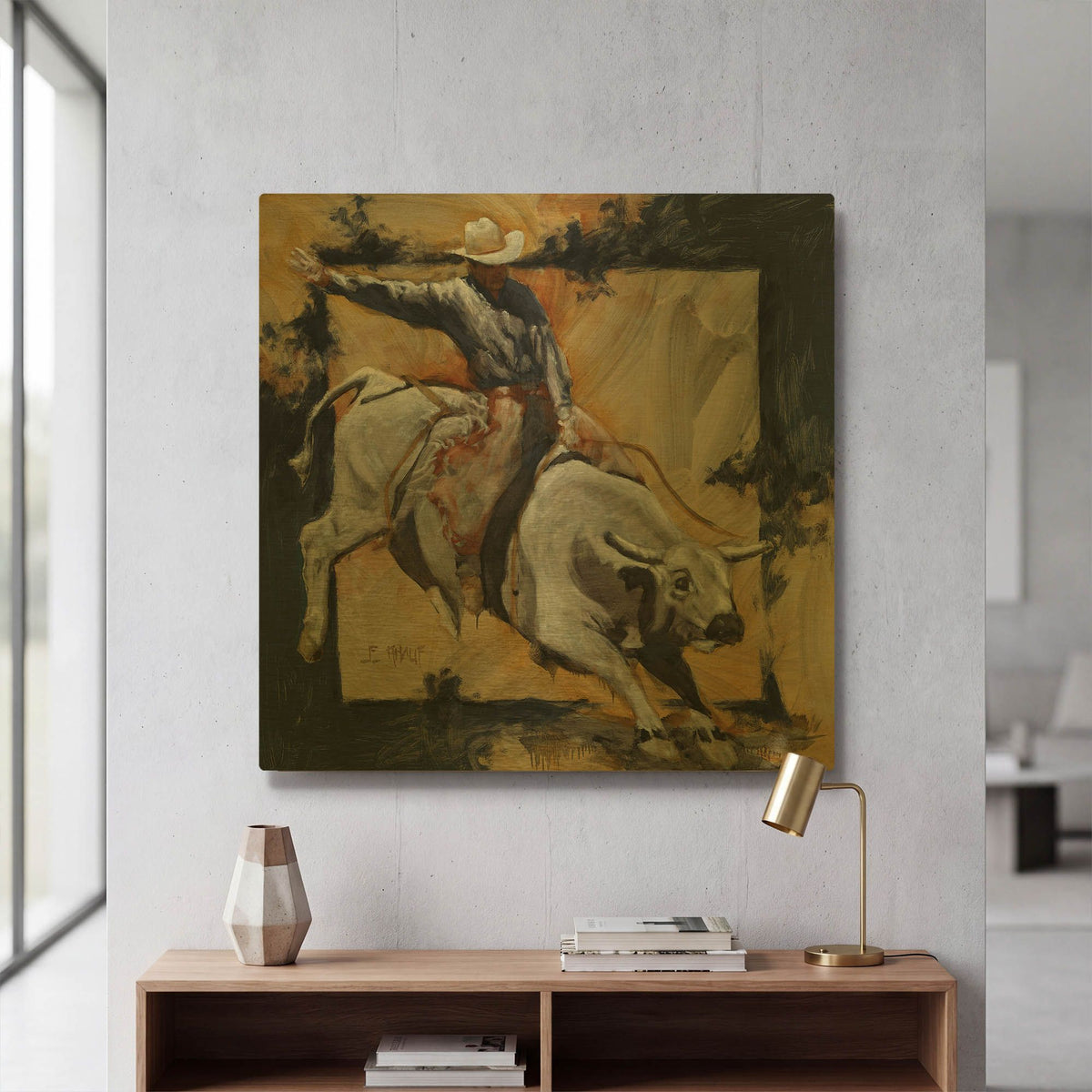 'Evil Eye' By J. E. Knauf Gold Metal Wall Art