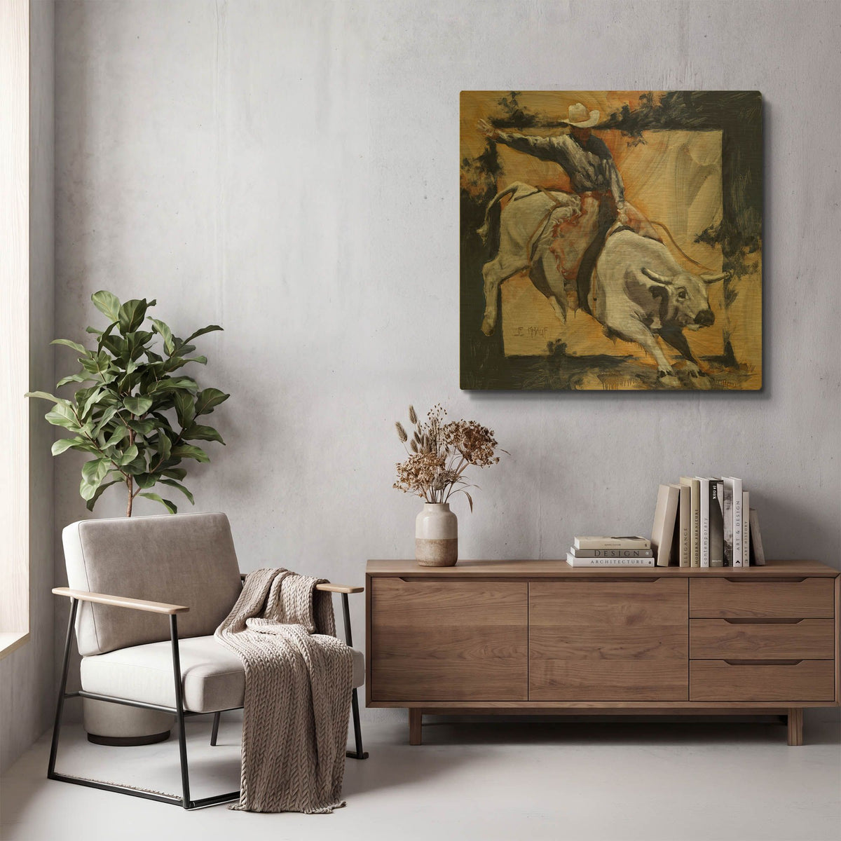 'Evil Eye' By J. E. Knauf Gold Metal Wall Art