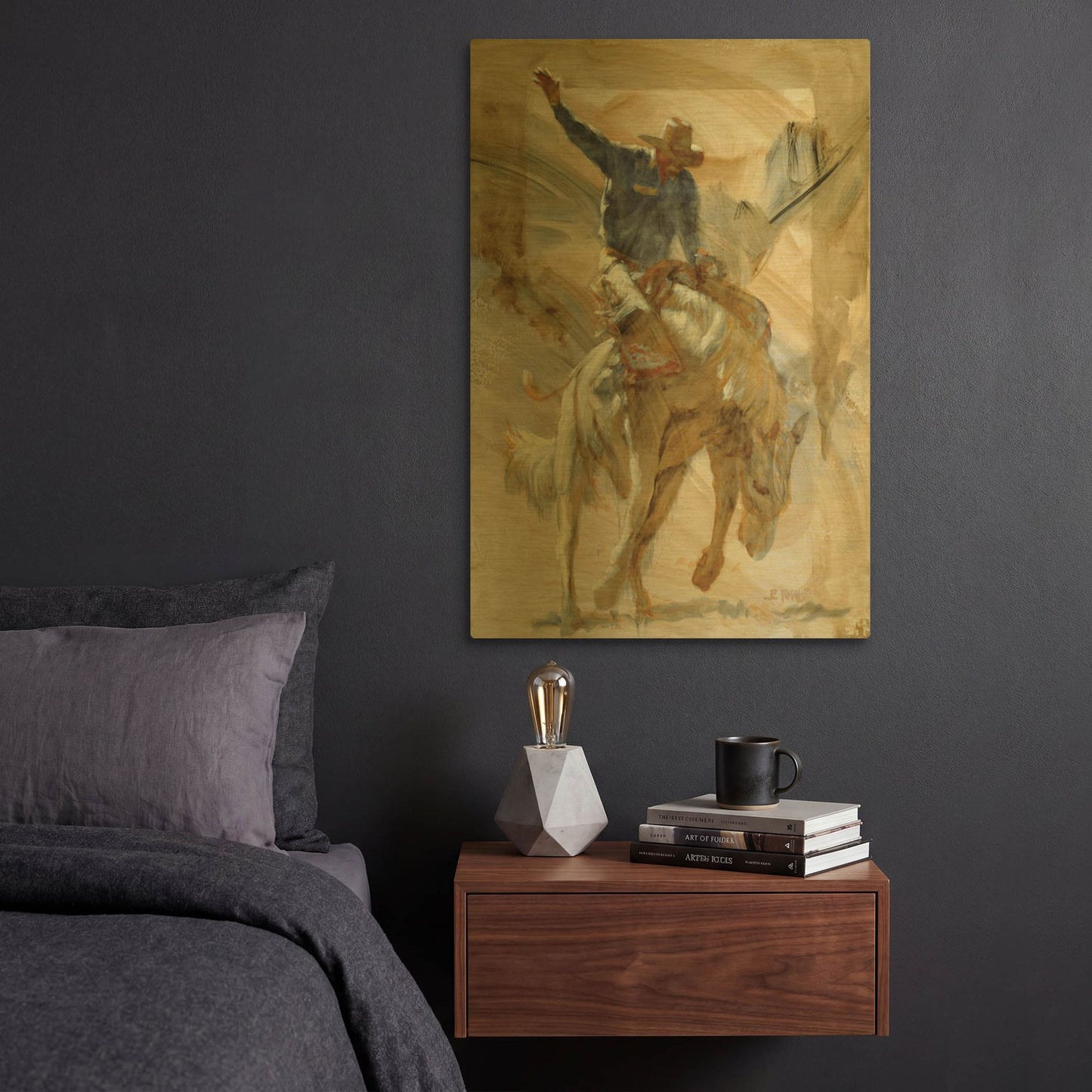 'Dancin' By J. E. Knauf Gold Metal Wall Art