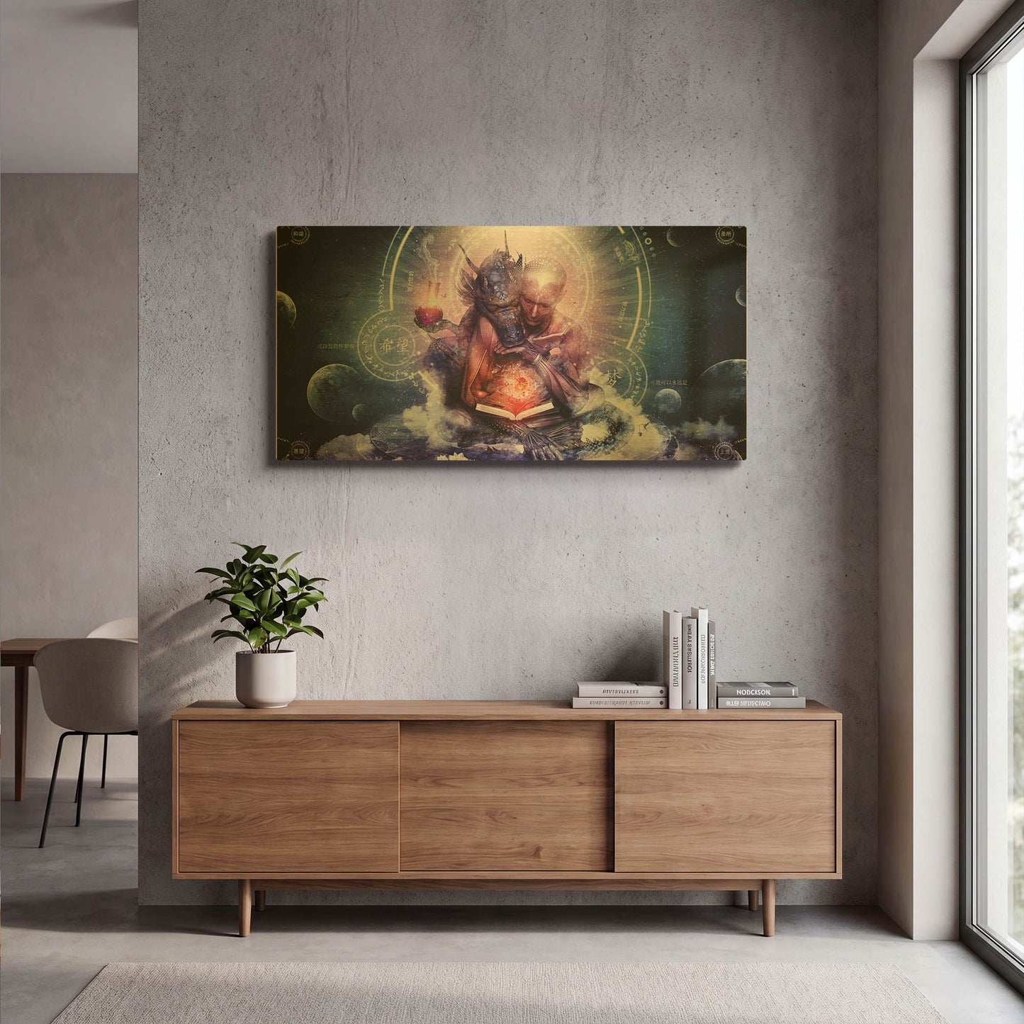 'Perhaps The Dreams Are Of Soulmates' By Cameron Gray Gold Metal Wall Art