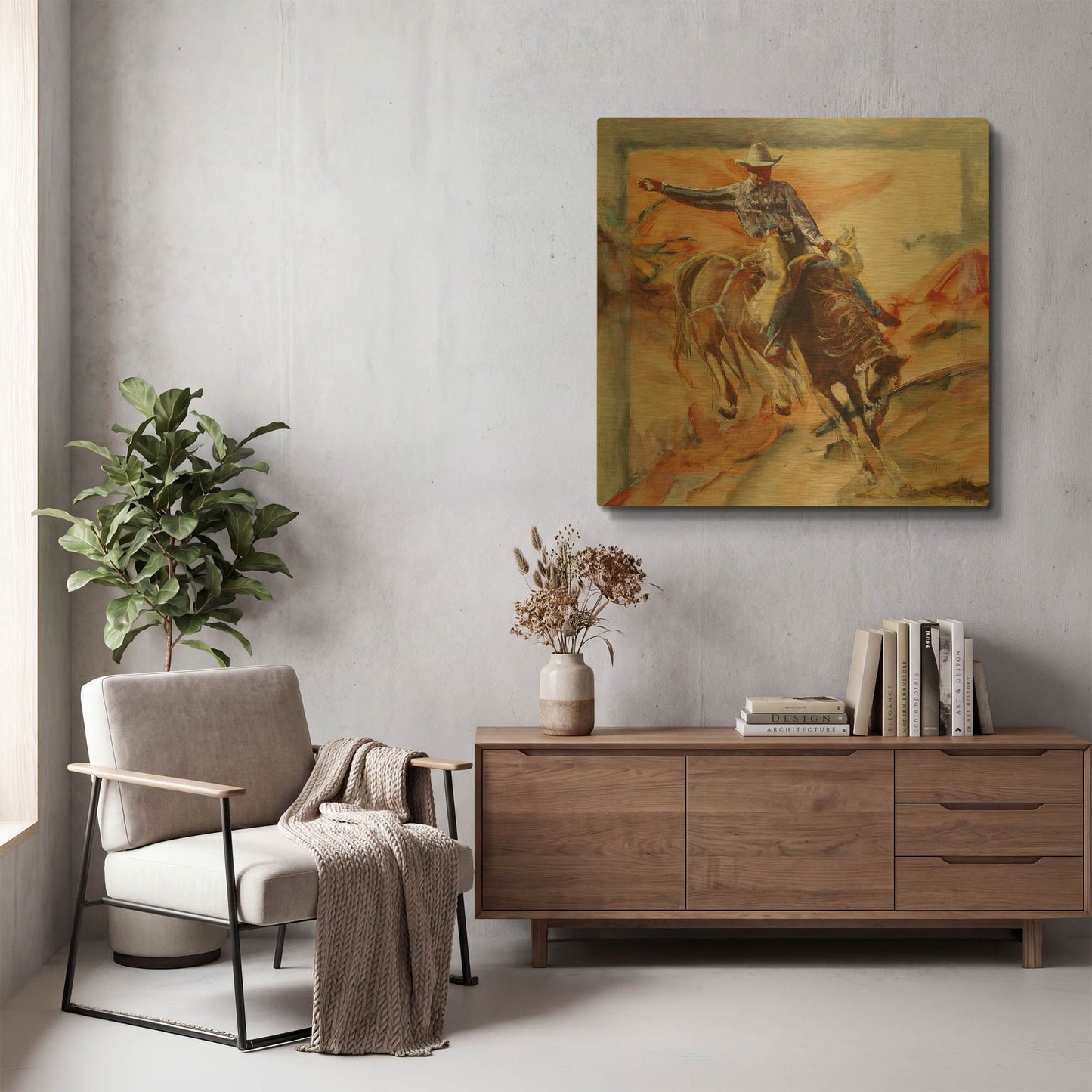 'Nexus' By J. E. Knauf Gold Metal Wall Art