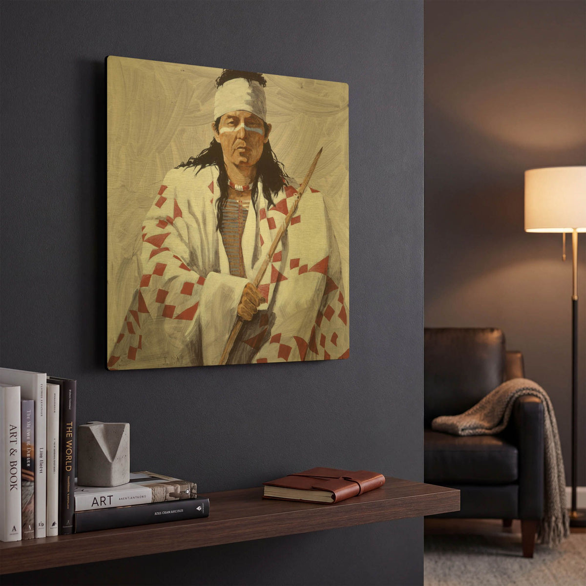 'Allie 2' By J. E. Knauf Gold Metal Wall Art