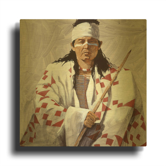 'Allie 2' By J. E. Knauf Gold Metal Wall Art