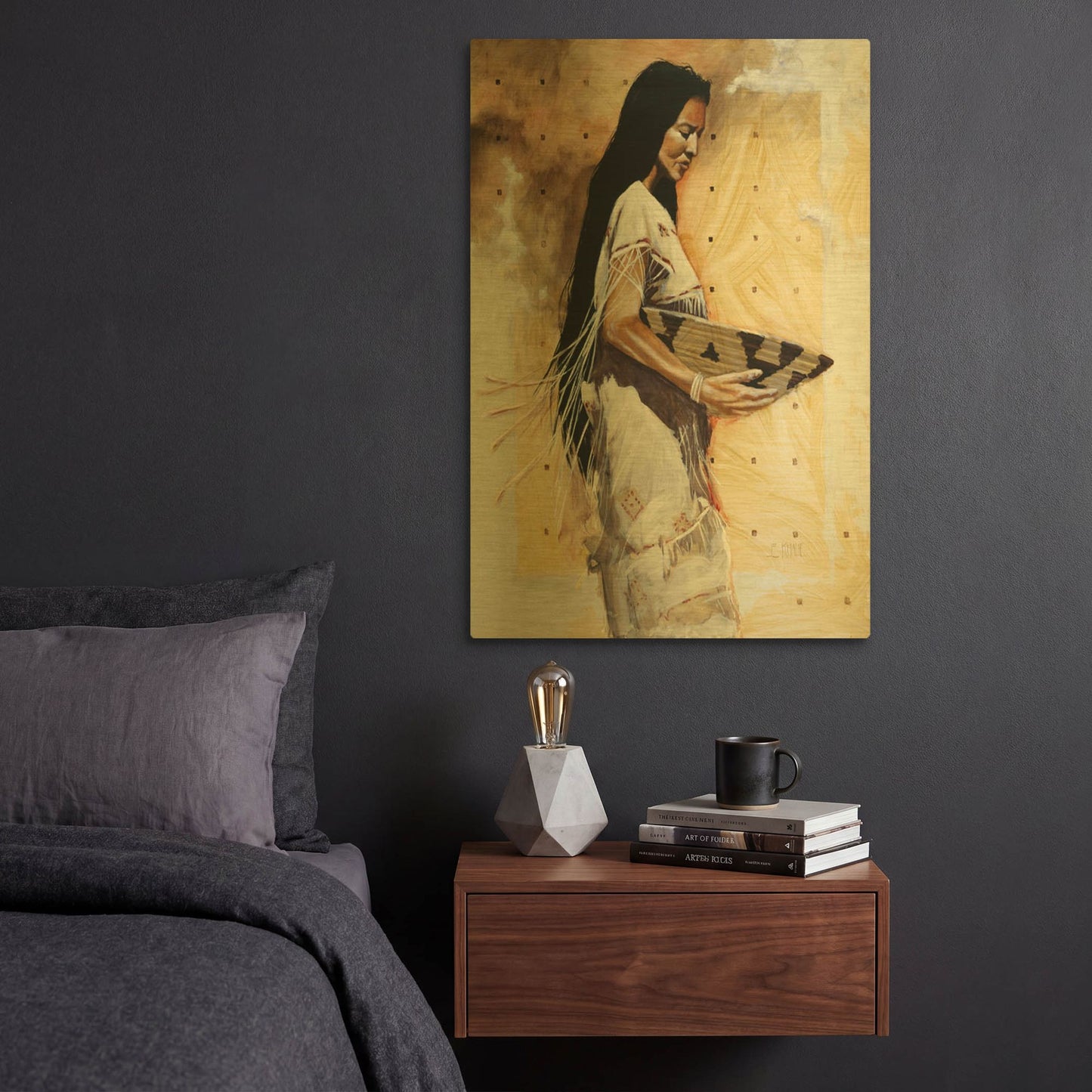 'Seeking Shade' By J. E. Knauf Gold Metal Wall Art