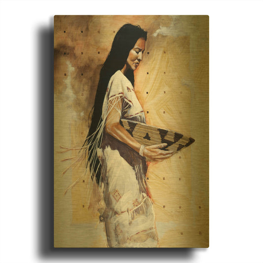 'Seeking Shade' By J. E. Knauf Gold Metal Wall Art