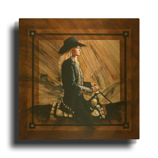 'Arrival II' By J. E. Knauf Gold Metal Wall Art
