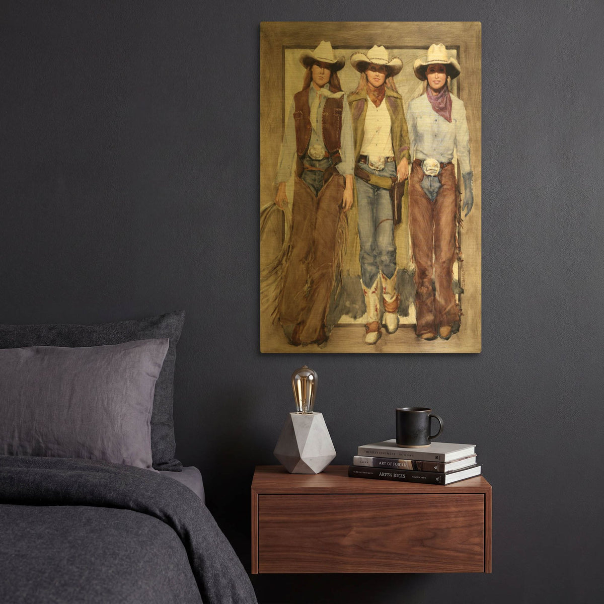 'Buckle Brigade' By J. E. Knauf Gold Metal Wall Art