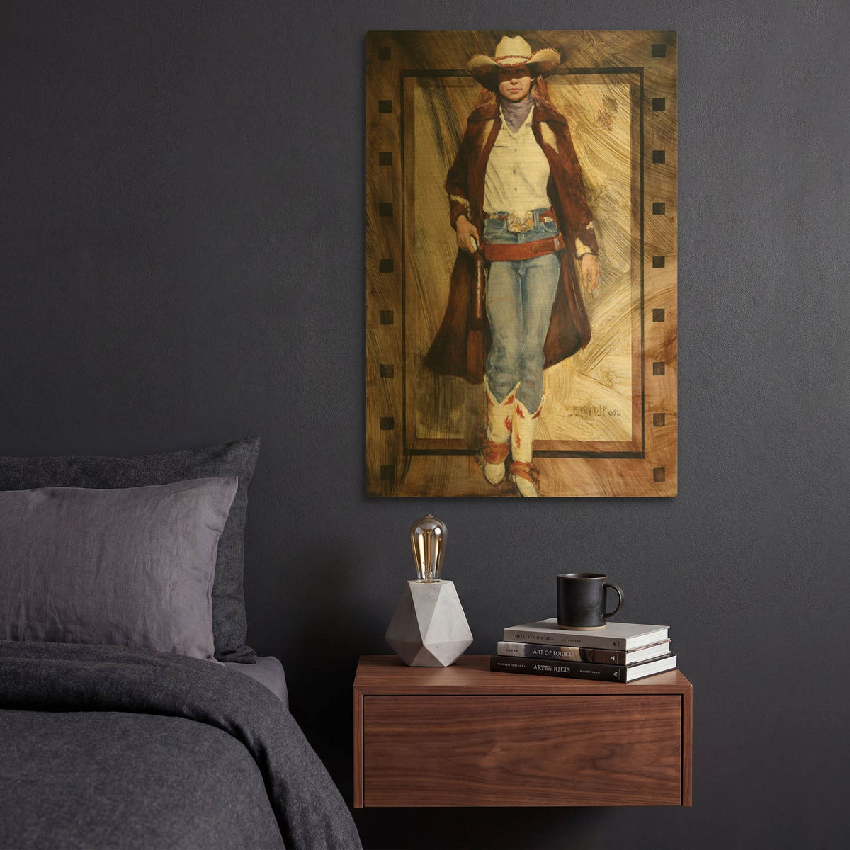 'Buckled Up' By J. E. Knauf Gold Metal Wall Art