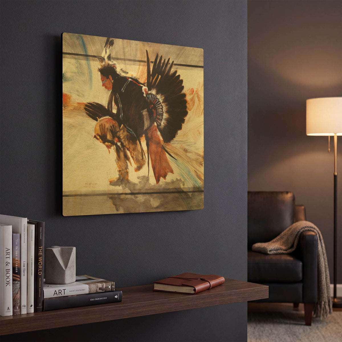 'Center' By J. E. Knauf Gold Metal Wall Art