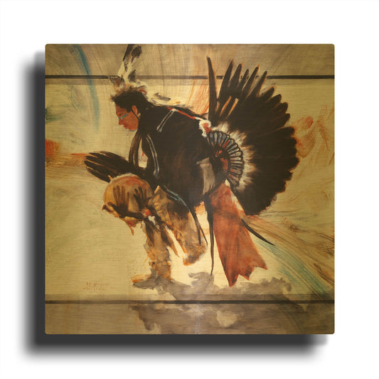'Center' By J. E. Knauf Gold Metal Wall Art