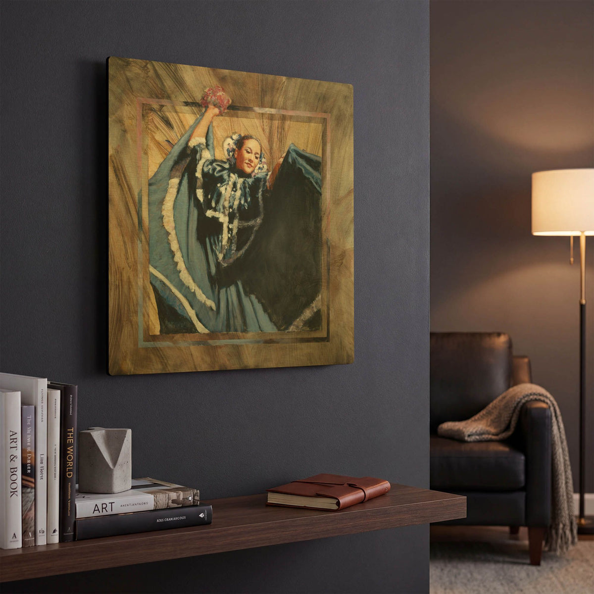 'Cinco De Mayo' By J. E. Knauf Gold Metal Wall Art