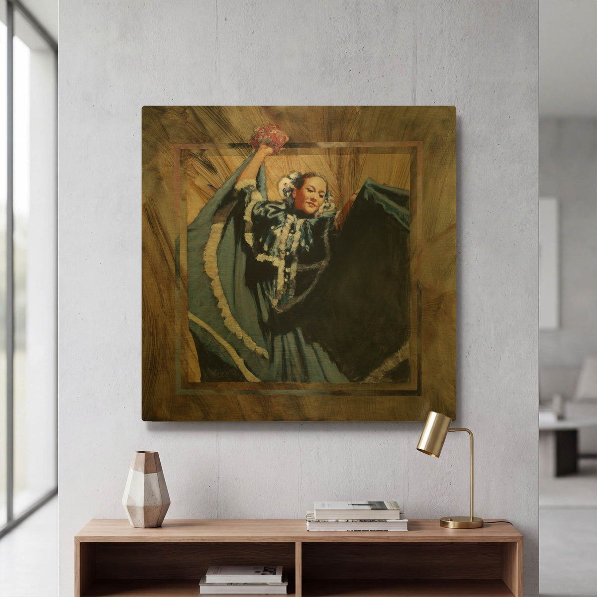 'Cinco De Mayo' By J. E. Knauf Gold Metal Wall Art