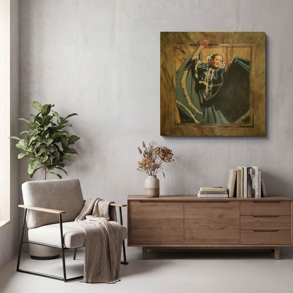 'Cinco De Mayo' By J. E. Knauf Gold Metal Wall Art