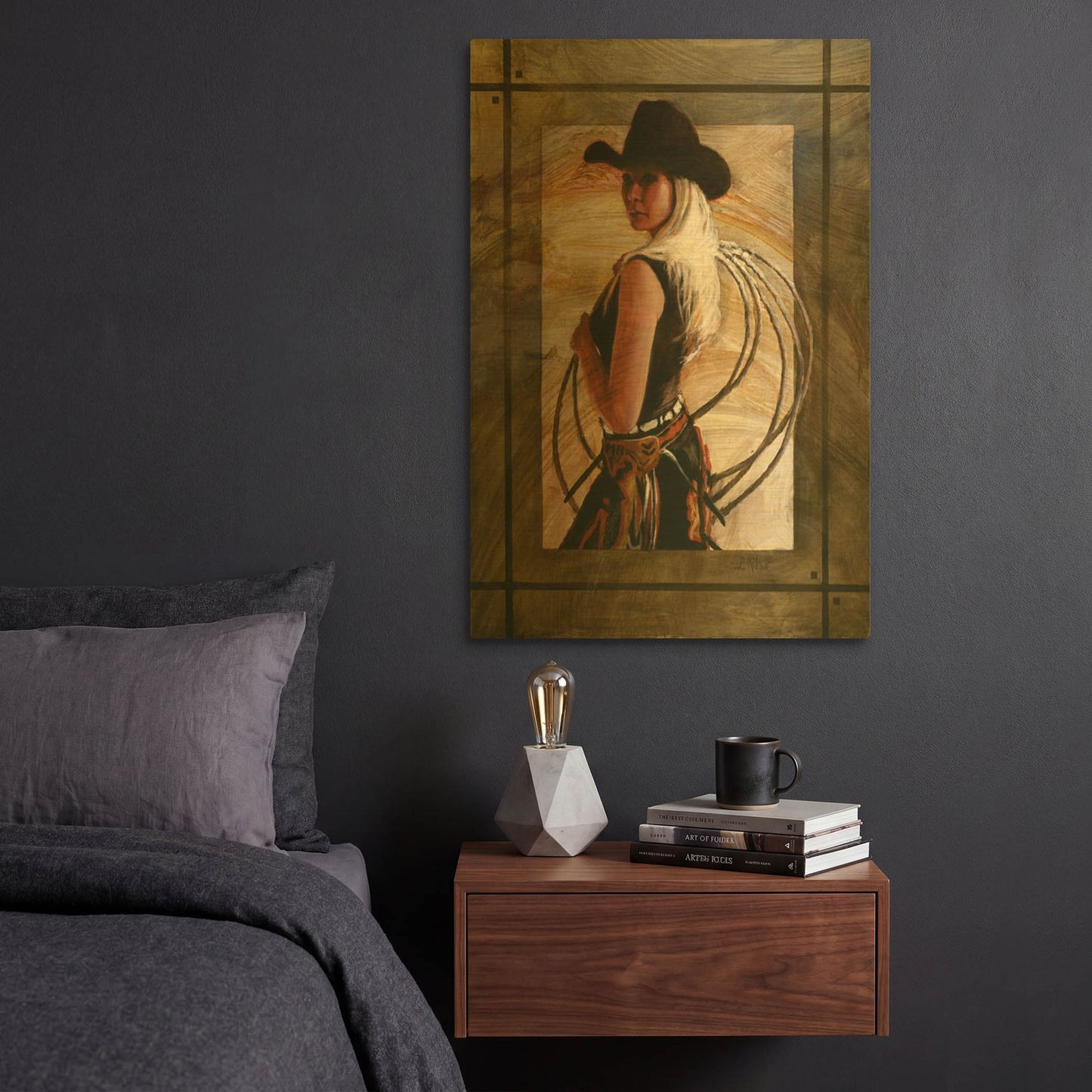 'Come Along' By J. E. Knauf Gold Metal Wall Art