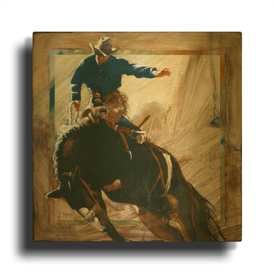 'Coming Out' By J. E. Knauf Gold Metal Wall Art