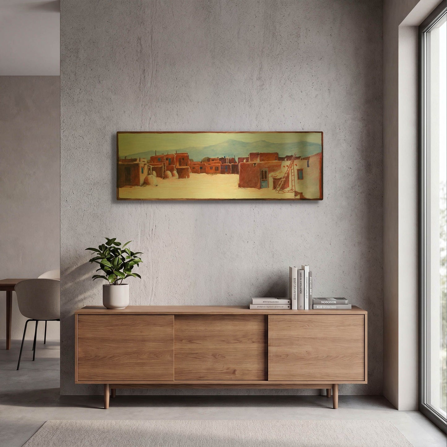 'Divided Light' By J. E. Knauf Gold Metal Wall Art