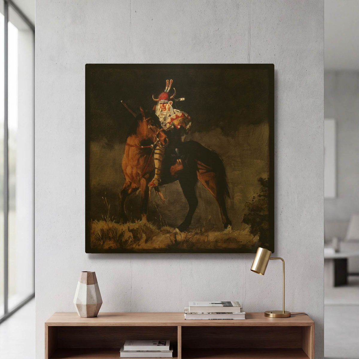 'Hill Top' By J. E. Knauf Gold Metal Wall Art