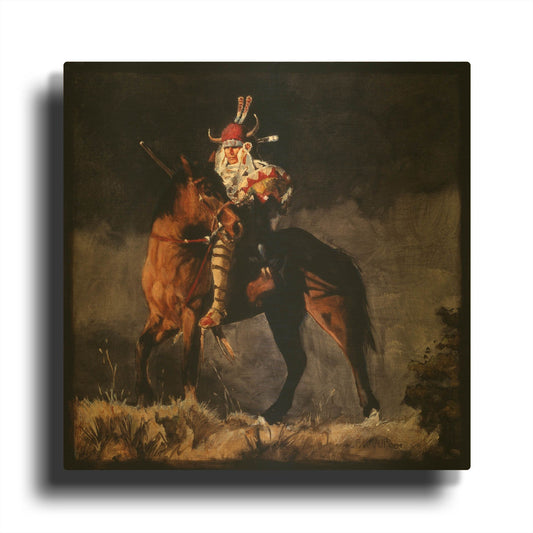 'Hill Top' By J. E. Knauf Gold Metal Wall Art