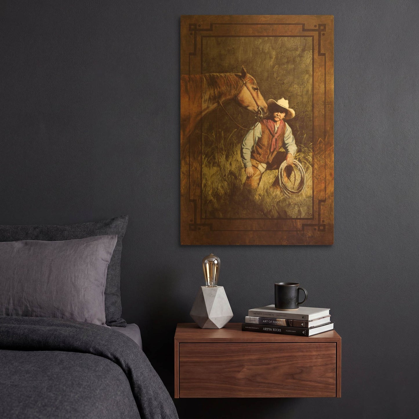 'In The Spotlight' By J. E. Knauf Gold Metal Wall Art