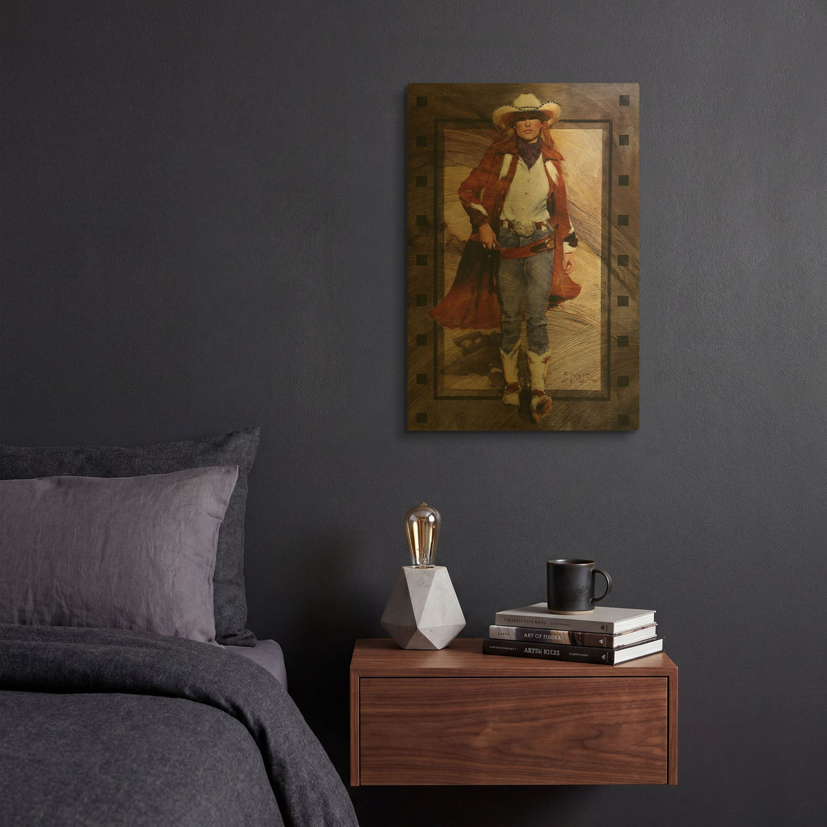 'On The March' By J. E. Knauf Gold Metal Wall Art