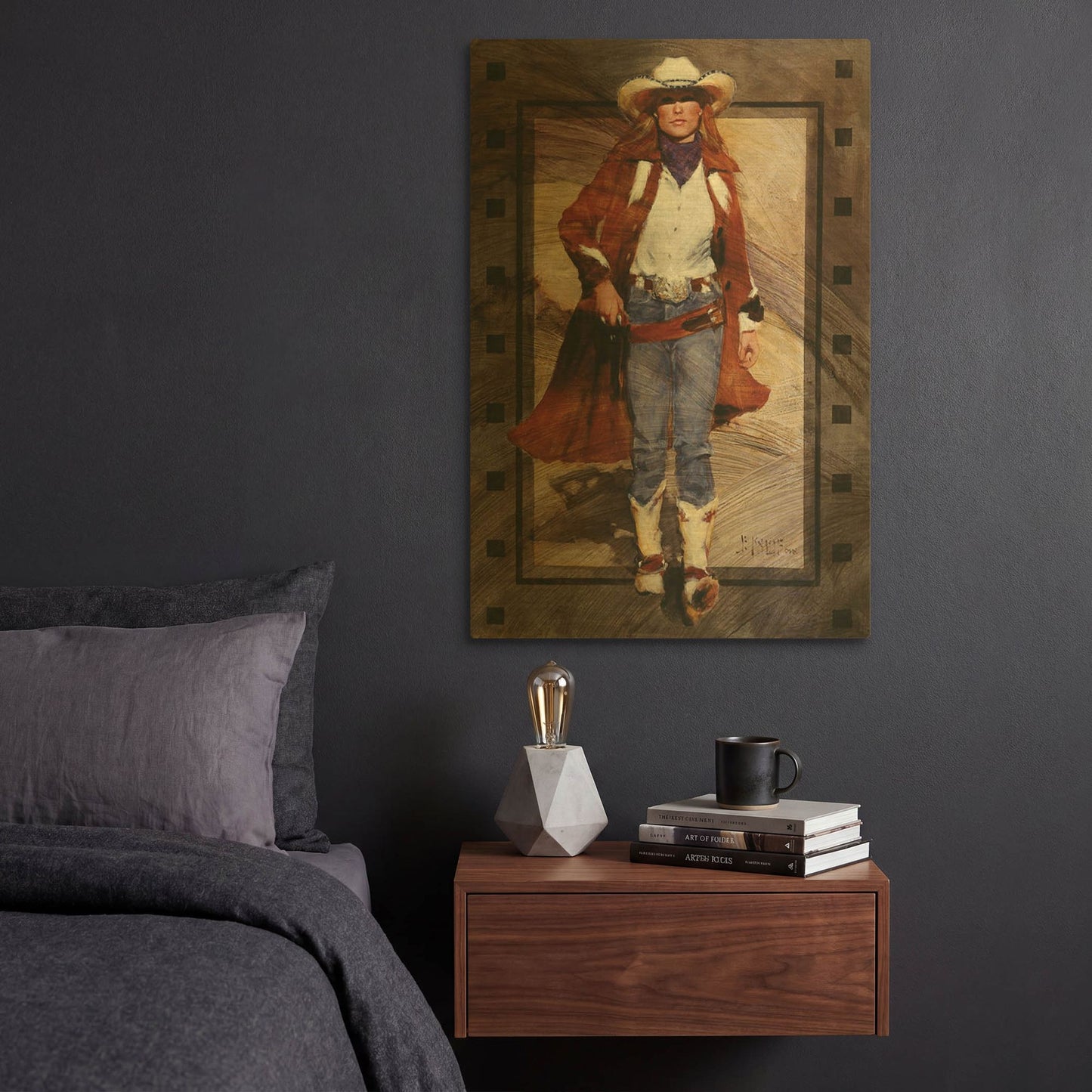 'On The March' By J. E. Knauf Gold Metal Wall Art