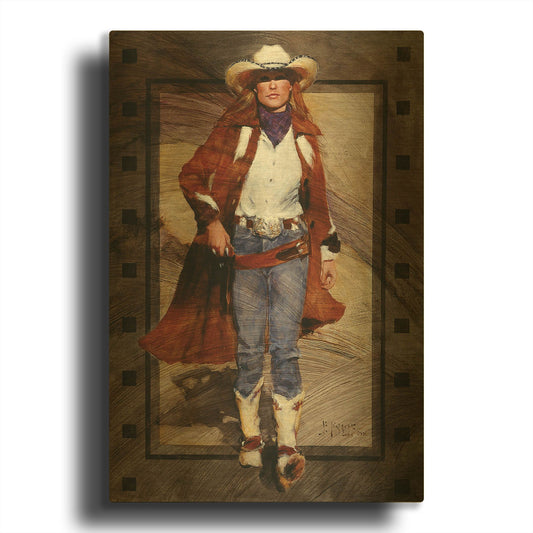 'On The March' By J. E. Knauf Gold Metal Wall Art