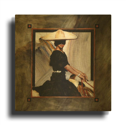 'Prominaire' By J. E. Knauf Gold Metal Wall Art