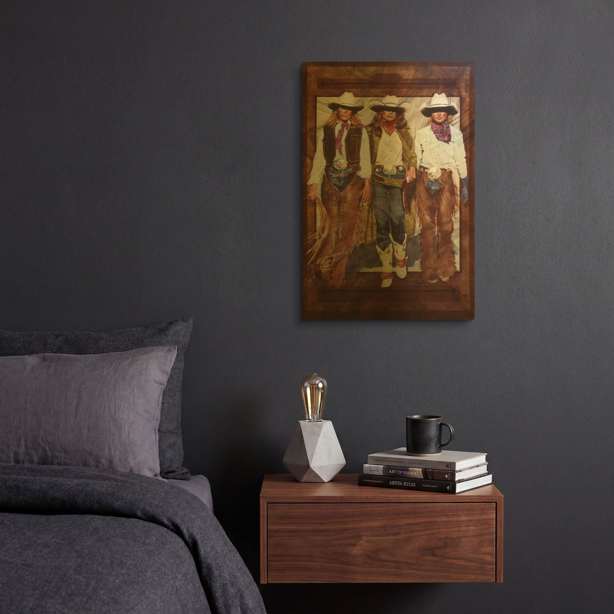 'Rumble' By J. E. Knauf Gold Metal Wall Art