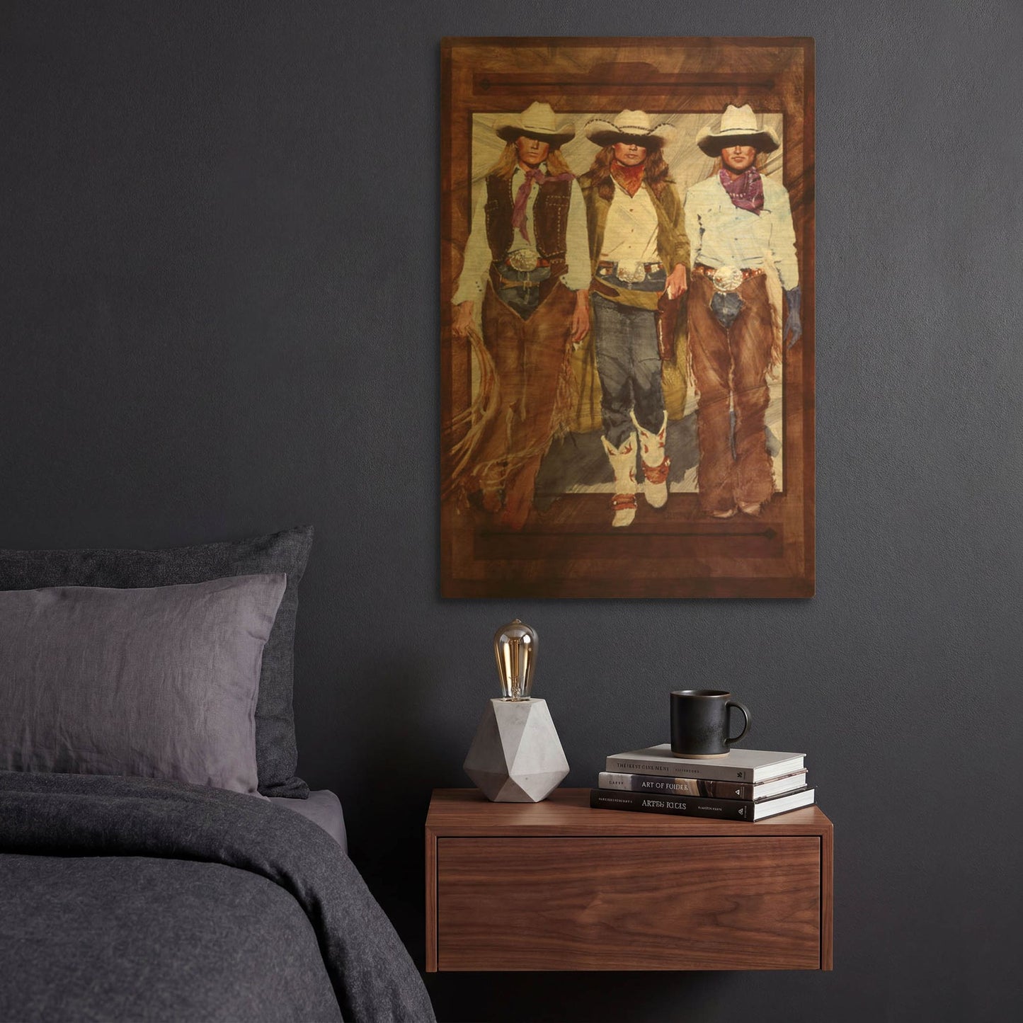'Rumble' By J. E. Knauf Gold Metal Wall Art